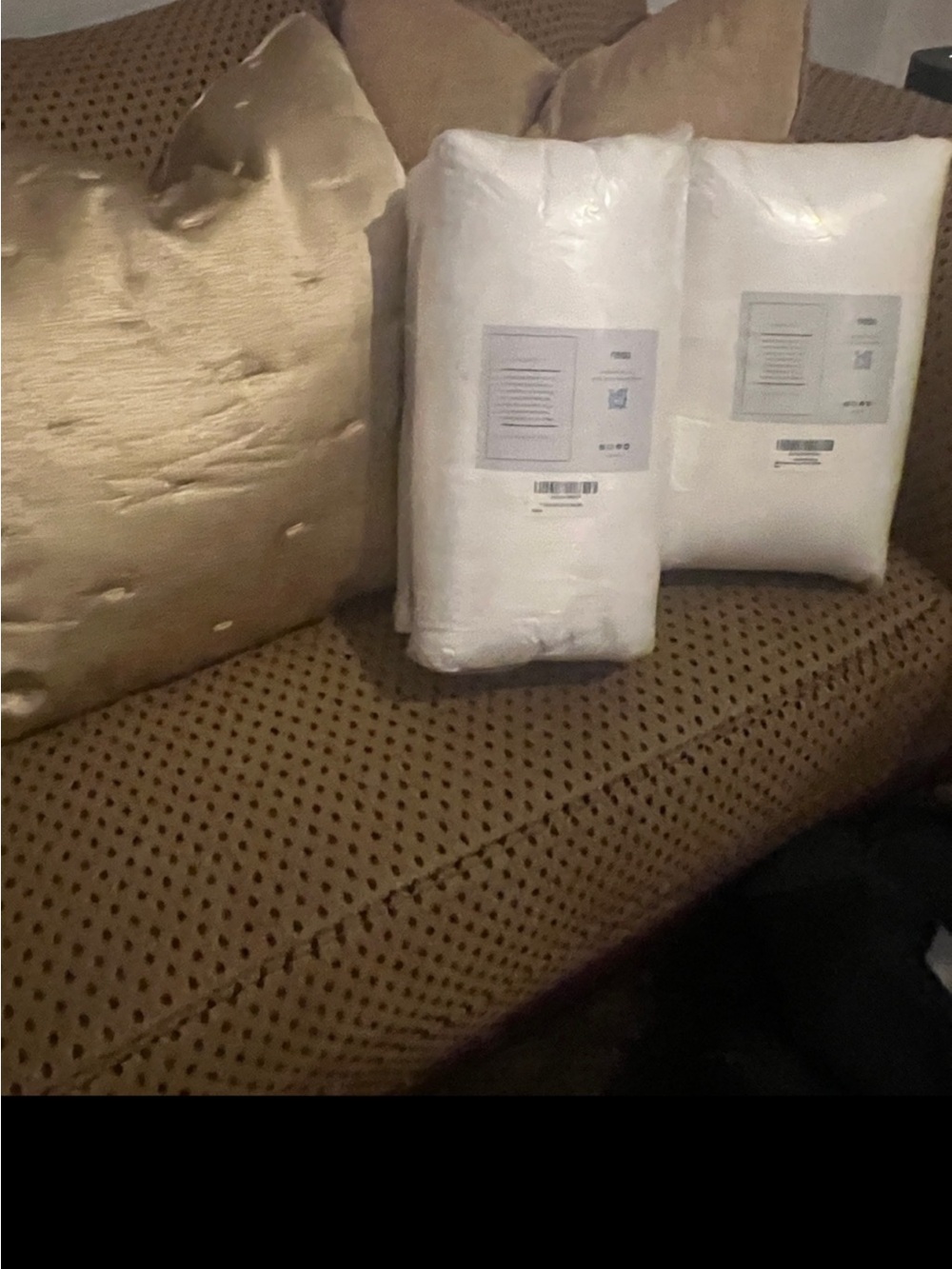 NESTL Pillow Cover Inserts 28x28 (white).  Pillow covers not included.